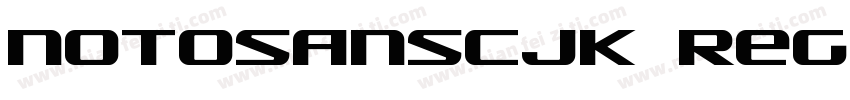notosanscjk regular sdf字体转换